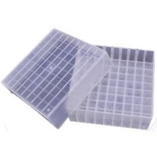 CAIXA (RACK) COM TAMPA PARA 81 TUBOS CRIOGÊNICOS DE 1,5/2ML PARA ARMAZENAMENTO EM FREEZER -86ºC 