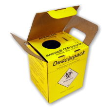 COLETOR PERFURO CORTANTE 20,0 LITROS CX C/ 20 UNID.