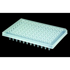 MICROPLACA DE PCR 96 POÇOS PARA TERMOCICLADORES E SEQUENCIADORES, MEIA BORDA (HALF-SKIRT) PACOTE COM 10 UNIDADES