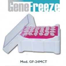 RACK COOLER PARA RESFRIAMENTO DE MICROTUBOS DE 0,5ML / 1,5ML / 2ML EM BANCADA, COM MUDANÇA DE COR ''GENEFREEZE MCT''